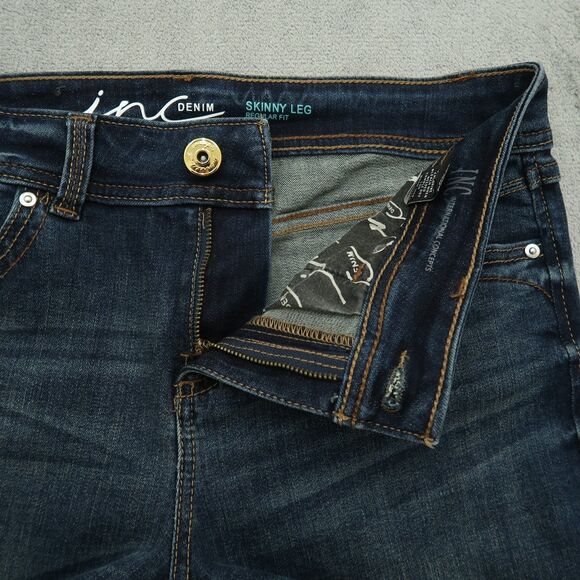 INC International Concepts Jeans Women's Size 8S Mid-Rise Skinny Leg 29 " Inseam - Picture 2 of 16